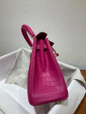 wholesale quality hermes kelly 25 matte niloticus crocodile j5 rose scheherazade ghd